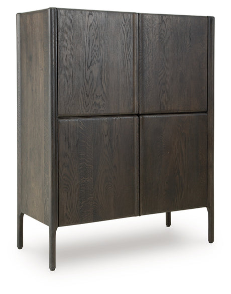 Orsonal Espresso Brown Accent Cabinet from Ashley - Luna Furniture
