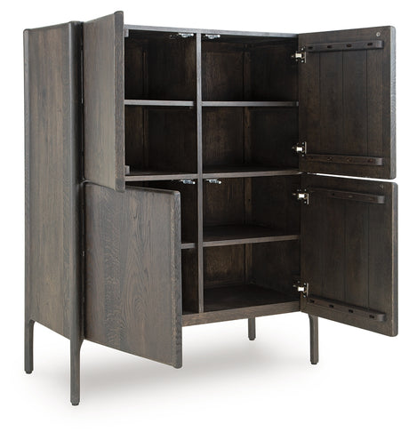 Orsonal Espresso Brown Accent Cabinet from Ashley - Luna Furniture