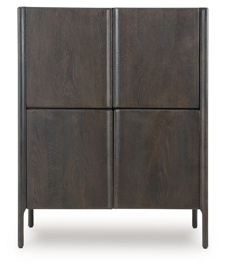 Orsonal Espresso Brown Accent Cabinet from Ashley - Luna Furniture