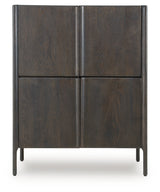 Orsonal Espresso Brown Accent Cabinet from Ashley - Luna Furniture