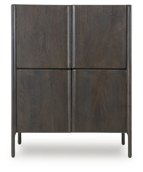 Orsonal Espresso Brown Accent Cabinet from Ashley - Luna Furniture