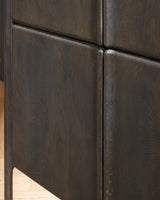Orsonal Espresso Brown Accent Cabinet from Ashley - Luna Furniture
