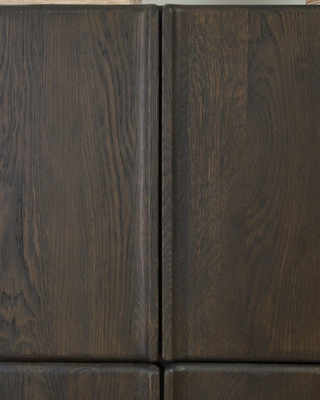 Orsonal Espresso Brown Accent Cabinet from Ashley - Luna Furniture