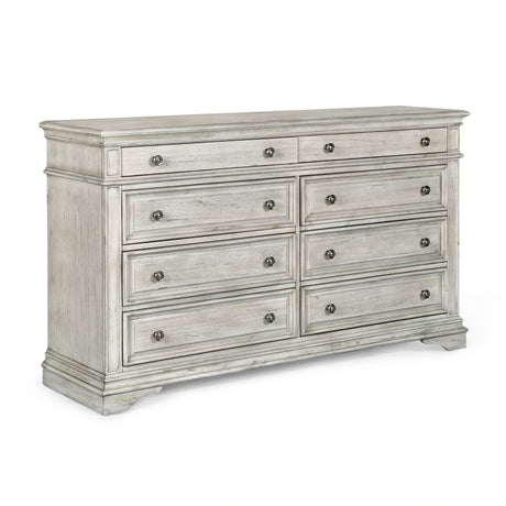 Highland Park Cathedral White Dresser from Steve Silver - Luna Furniture