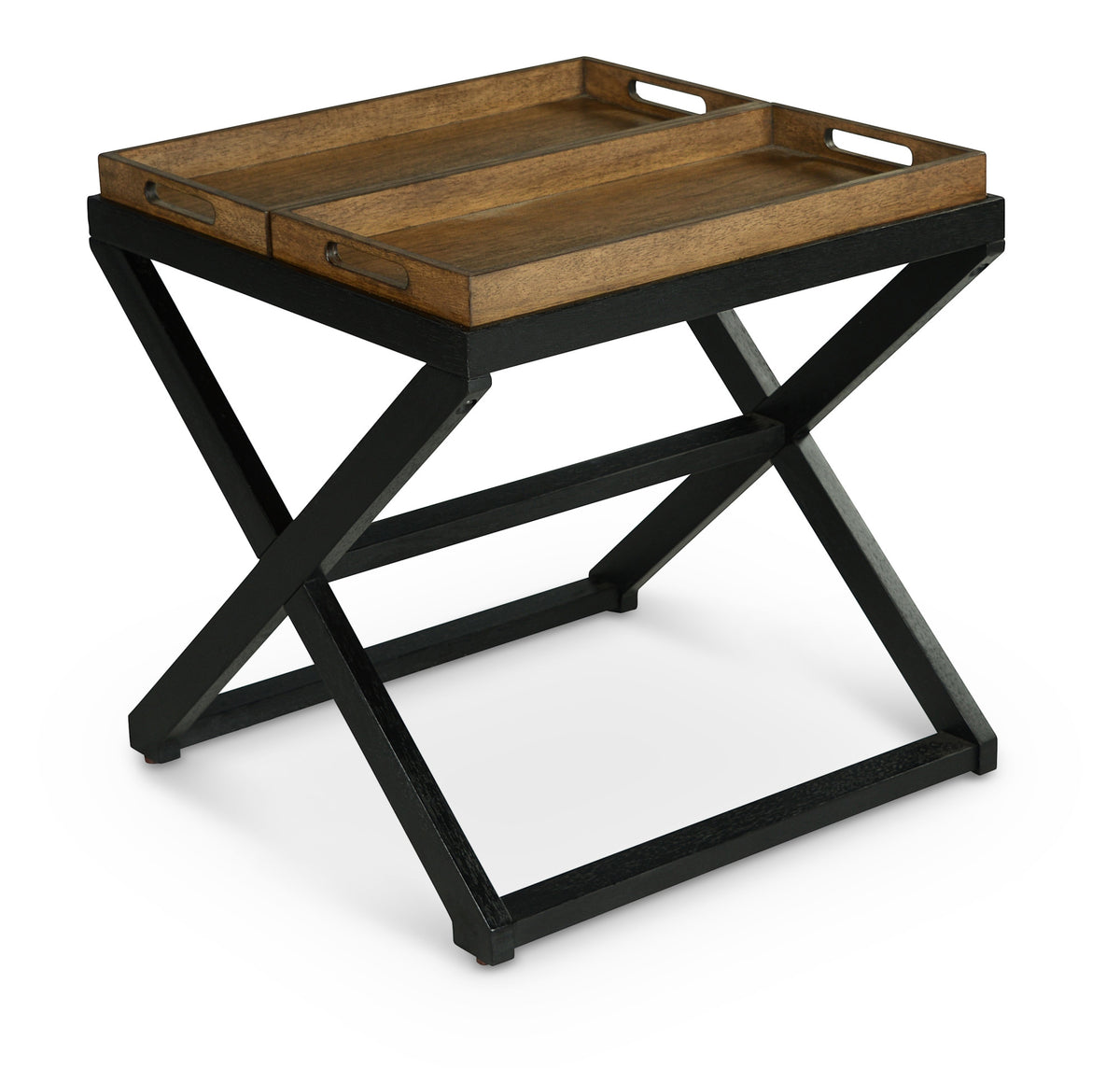 Topeka Brown 3-Piece Occasional Table Set (Cocktail & 2 End Tables) from Steve Silver - Luna Furniture