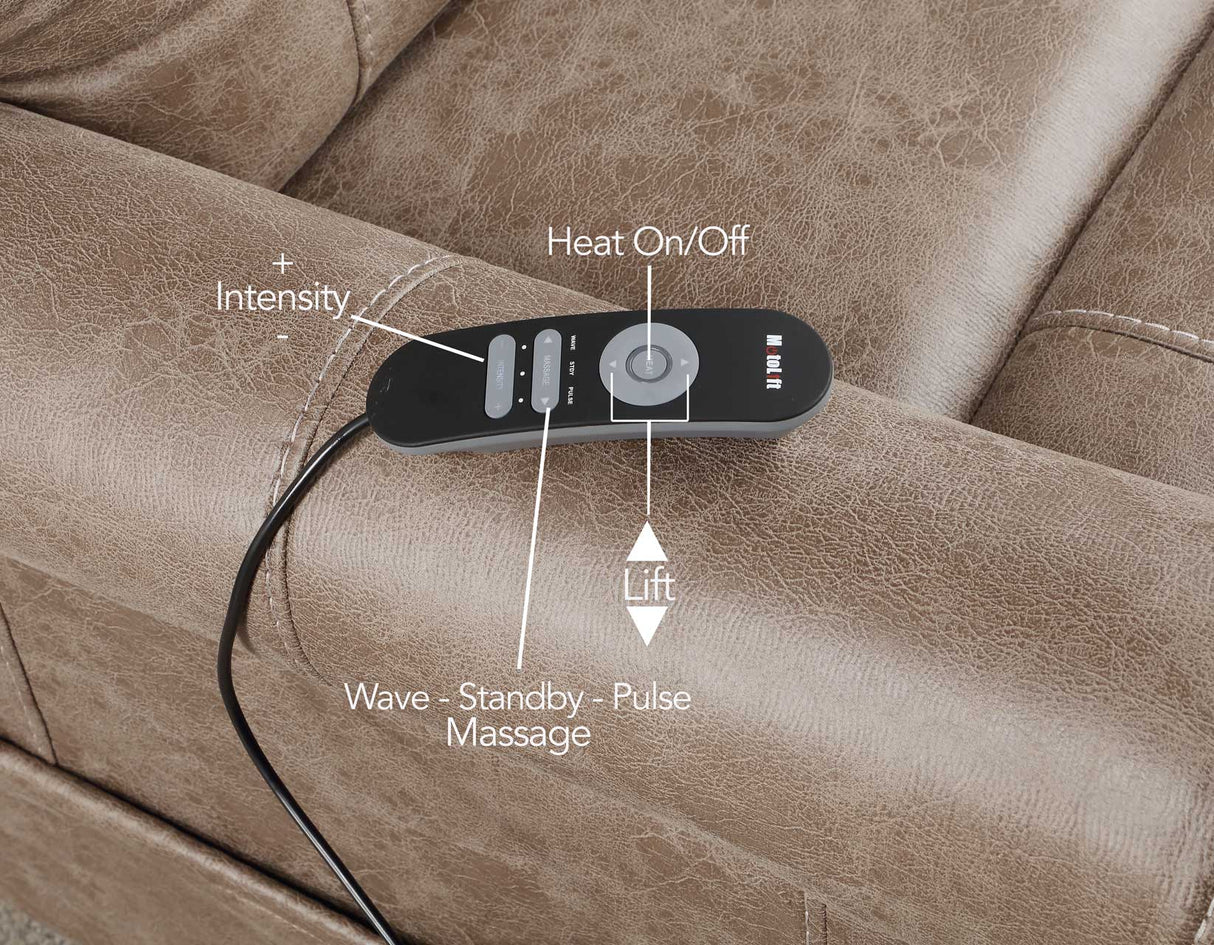 Ottawa Camel Power Lift Chair with Heat and Massage from Steve Silver - Luna Furniture