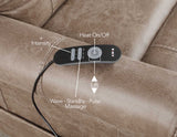 Ottawa Camel Power Lift Chair with Heat and Massage from Steve Silver - Luna Furniture
