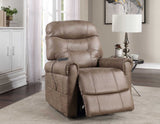 Ottawa Camel Power Lift Chair with Heat and Massage from Steve Silver - Luna Furniture