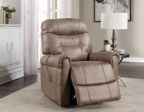 Ottawa Camel Power Lift Chair with Heat and Massage from Steve Silver - Luna Furniture