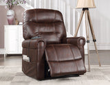 Ottawa Walnut Power Lift Chair with Heat and Massage from Steve Silver - Luna Furniture