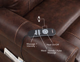 Ottawa Walnut Power Lift Chair with Heat and Massage from Steve Silver - Luna Furniture