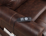 Ottawa Walnut Power Lift Chair with Heat and Massage from Steve Silver - Luna Furniture