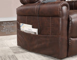 Ottawa Walnut Power Lift Chair with Heat and Massage from Steve Silver - Luna Furniture