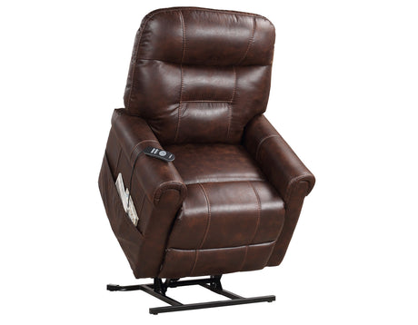 Ottawa Walnut Power Lift Chair with Heat and Massage from Steve Silver - Luna Furniture