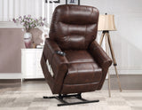 Ottawa Walnut Power Lift Chair with Heat and Massage from Steve Silver - Luna Furniture
