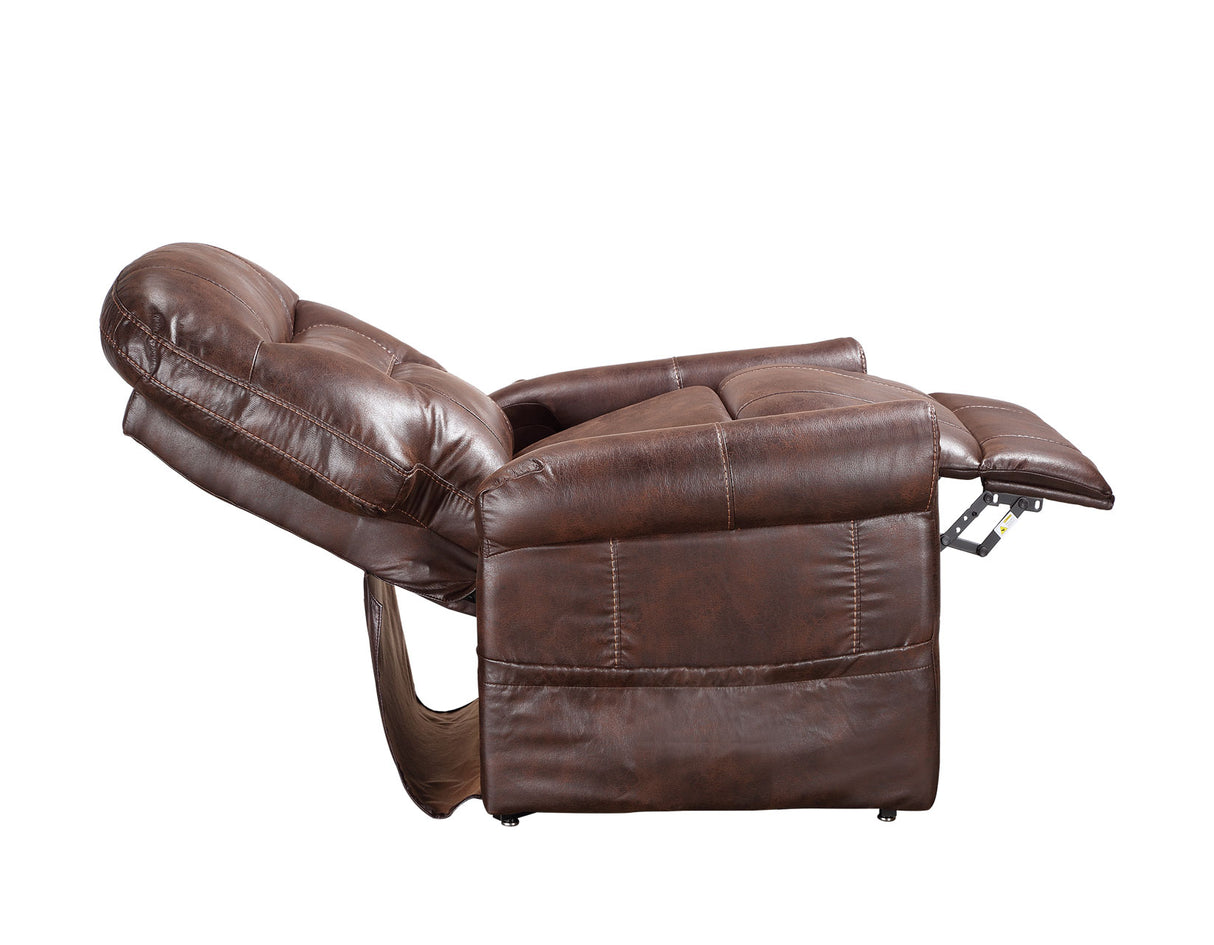 Ottawa Walnut Power Lift Chair with Heat and Massage from Steve Silver - Luna Furniture