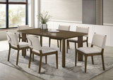 Ottowa 7-piece Rectangular Wood Dining Room Table Set Brown from Coaster - Luna Furniture