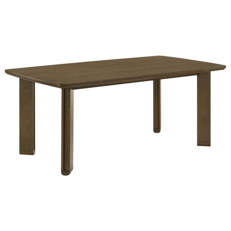 Ottowa Brown 7-piece Rectangular Wood Dining Room Set from Coaster - Luna Furniture