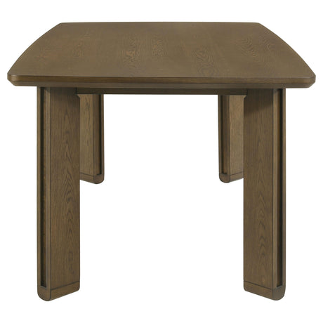 Ottowa Brown 7-piece Rectangular Wood Dining Room Set from Coaster - Luna Furniture