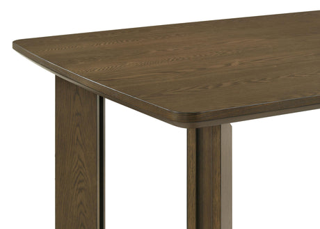Ottowa Brown 7-piece Rectangular Wood Dining Room Set from Coaster - Luna Furniture