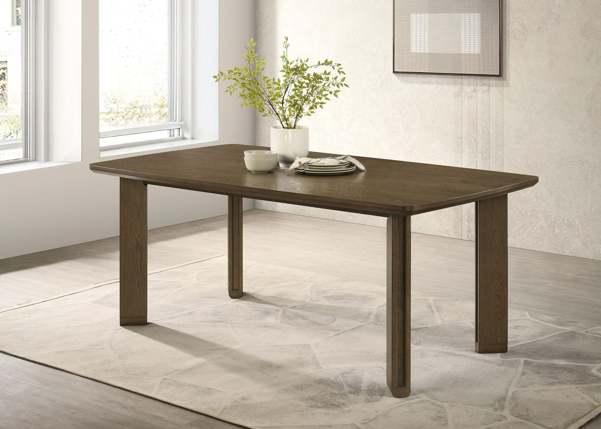 Ottowa Brown Rectangular Wood Dining Table from Coaster - Luna Furniture