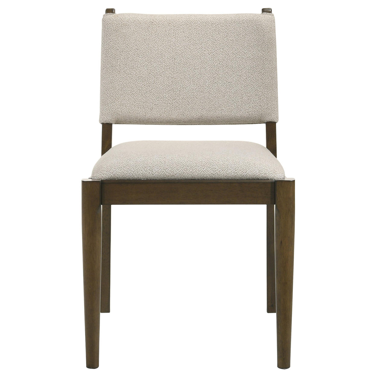 Ottowa Brown Upholstered Dining Side Chair, Set of 2 from Coaster - Luna Furniture