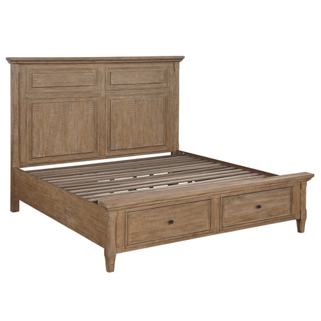 Riverdale Driftwood Queen Storage Platform Bed from Steve Silver - Luna Furniture