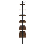Owens Walnut 3-piece 96-inch Wall Mounted Bookshelf Set from Coaster - Luna Furniture