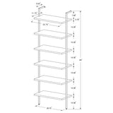 Owens Walnut 3-piece 96-inch Wall Mounted Bookshelf Set from Coaster - Luna Furniture
