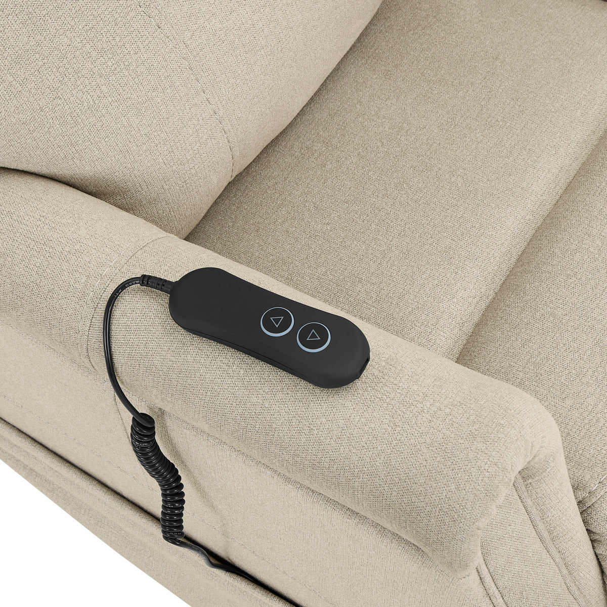 Rhodes Beige Versatile Power Lift Chair from Steve Silver - Luna Furniture
