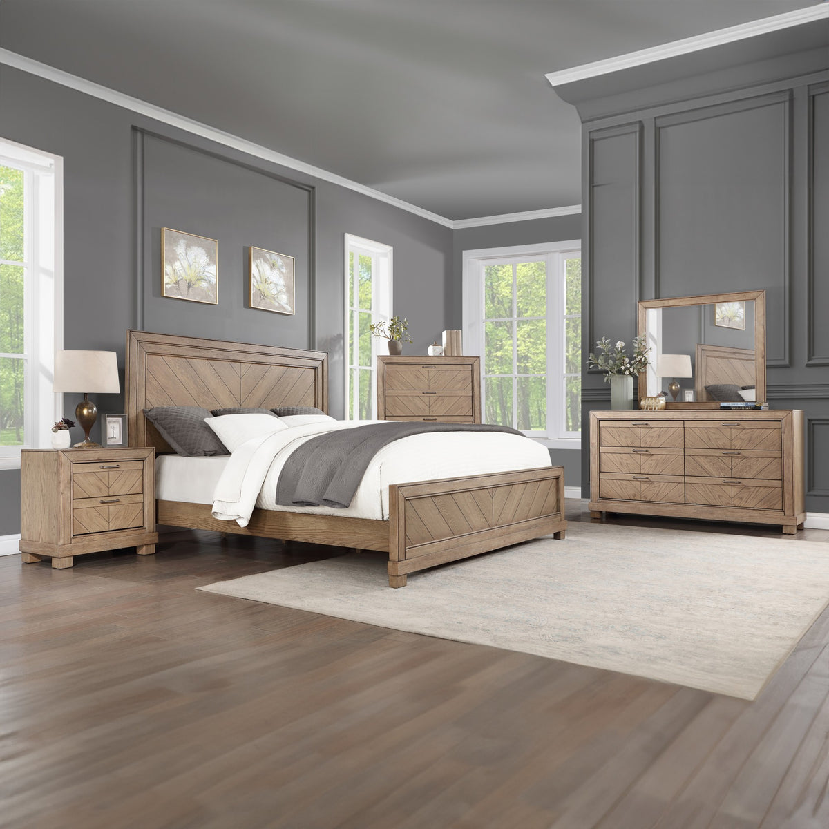 Montana Sand Queen Bed from Steve Silver - Luna Furniture