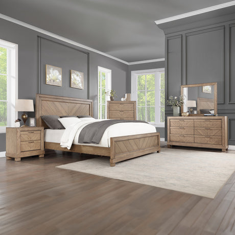 Montana Queen Bed, Sand from Steve Silver - Luna Furniture