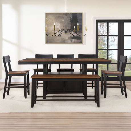 Bermuda 24″ Counter Bench from Steve Silver - Luna Furniture