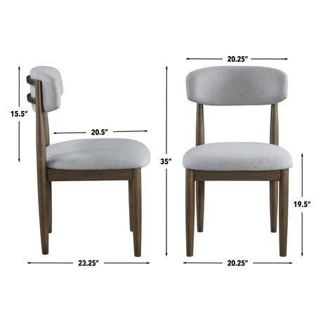 Burlington Upholstered Side Chair, Set of 2 from Steve Silver - Luna Furniture