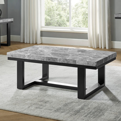 Artemis Gray Marble Top Cocktail Table from Steve Silver - Luna Furniture