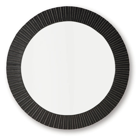 Ozias Black Accent Mirror from Ashley - Luna Furniture