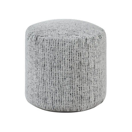 Easley Multi-Color Cylindrical Chenille Pouf from Homelegance - Luna Furniture