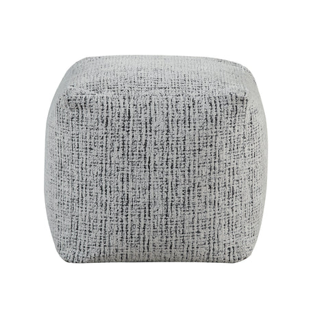 Easley Multi-Color Square Chenille Pouf from Homelegance - Luna Furniture