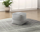 Easley Multi-Color Square Jacquard Pouf from Homelegance - Luna Furniture
