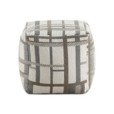 Easley Multi-Color Square Jacquard Pouf from Homelegance - Luna Furniture