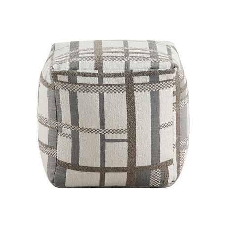 Easley Multi-Color Square Jacquard Pouf from Homelegance - Luna Furniture