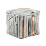 Easley Multi-Color Square Jacquard Pouf from Homelegance - Luna Furniture