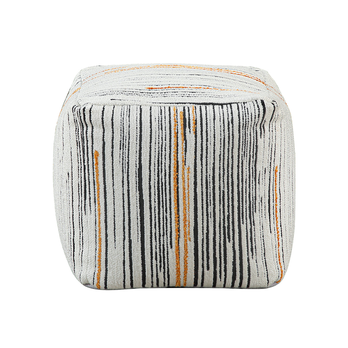 Easley Multi-Color Square Jacquard Pouf from Homelegance - Luna Furniture