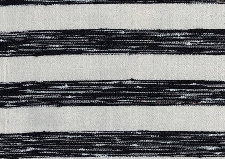 Easley Black/White Jacquard Pouf from Homelegance - Luna Furniture