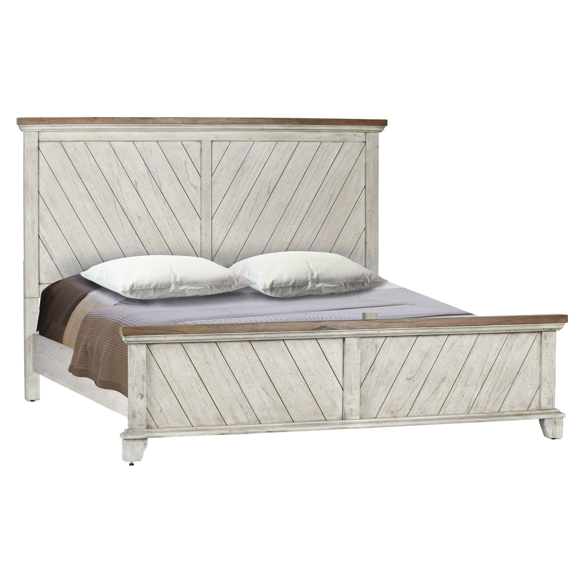 Bear Creek White King Bed from Steve Silver - Luna Furniture