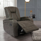 Marlow Charcoal Manual Recliner from Steve Silver - Luna Furniture
