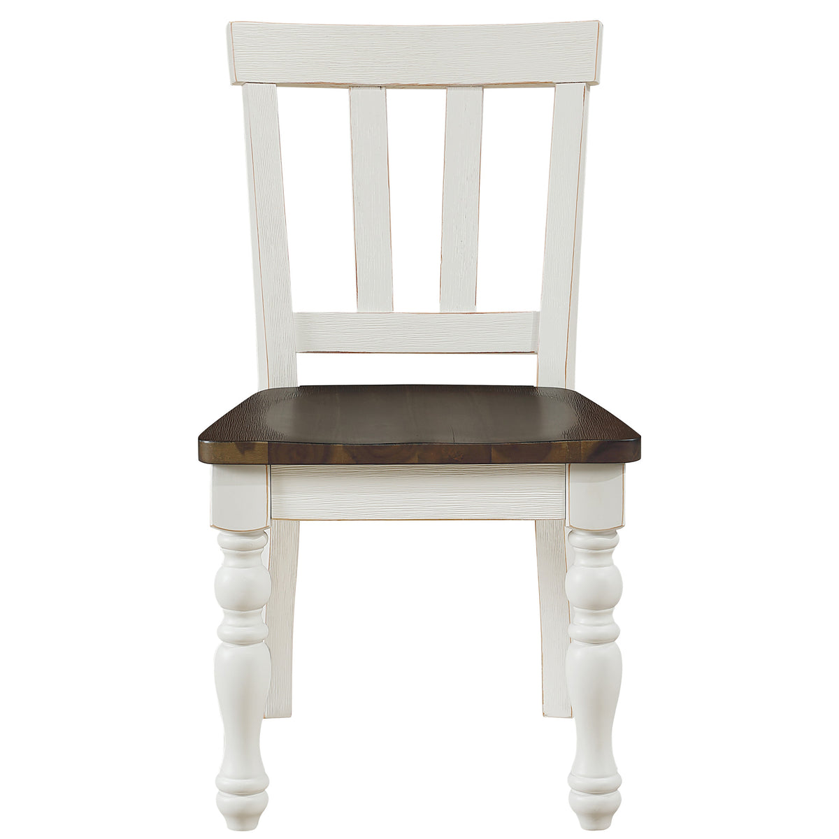 Joanna Mocha/Ivory Solid Wood Kids Dining Side Chair, Set of 2 from Steve Silver - Luna Furniture