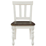 Joanna Mocha/Ivory Solid Wood Kids Dining Side Chair, Set of 2 from Steve Silver - Luna Furniture