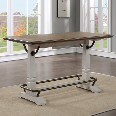 Pendleton Two-tone 59.5-inch Counter Height Table from Steve Silver - Luna Furniture