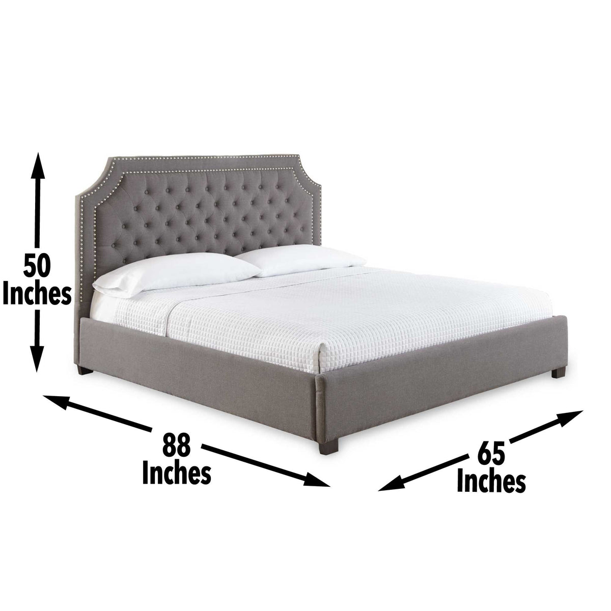 Wilshire Gray Queen Bed from Steve Silver - Luna Furniture